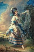 Thomas Gainsborough Portrait of Giovanna Baccelli Sweden oil painting artist